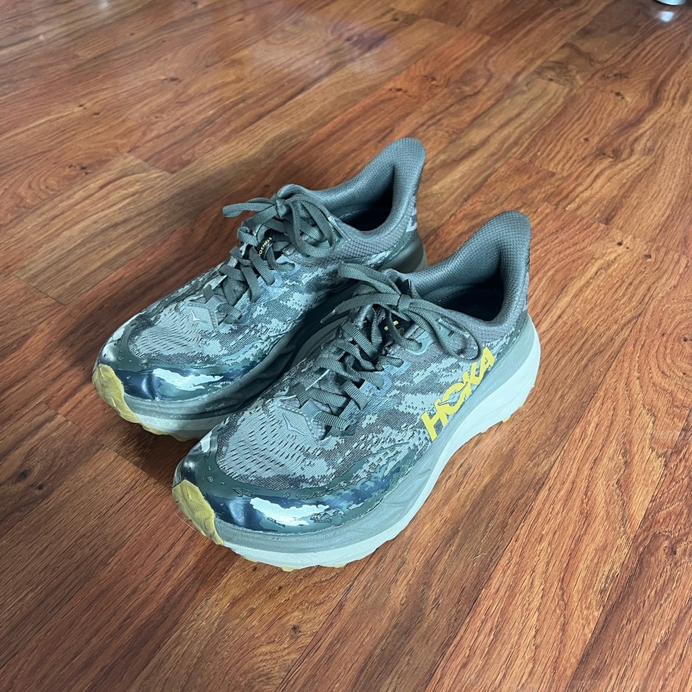 Hoka One One Women's Camouflage Gray Athletic Shoes